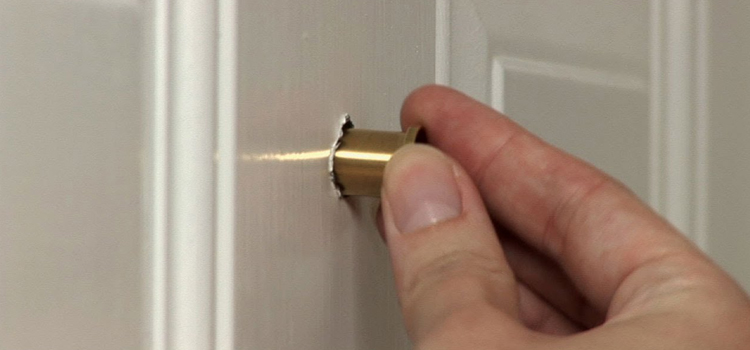 peephole door repair in Covina